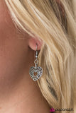 Paparazzi "Heart's Harmony" Silver Necklace & Earring Set Paparazzi Jewelry