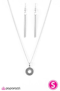 Paparazzi "Always Sunny" White Necklace & Earring Set Paparazzi Jewelry