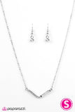 Paparazzi "Find Your Wings" White Necklace & Earring Set Paparazzi Jewelry