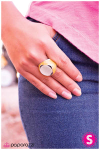 Paparazzi "A Glass Act" Yellow Ring Paparazzi Jewelry