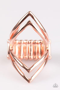 Paparazzi "Show Me The Way" Copper Ring Paparazzi Jewelry