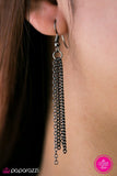 Paparazzi "On Diva Ground" Black Necklace & Earring Set Paparazzi Jewelry