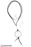 Paparazzi "Jumping Through Hoops" Black Necklace & Earring Set Paparazzi Jewelry
