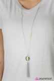 Paparazzi "Extraordinary Explorer" Yellow Necklace & Earring Set Paparazzi Jewelry