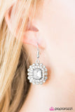 Paparazzi "Catch Of The Century" White Earrings Paparazzi Jewelry