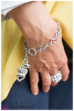 Paparazzi "Close to My Heart" Silver 001FJ Bracelet Paparazzi Jewelry