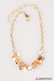 Paparazzi "Shimmer Train" Gold Bracelet Paparazzi Jewelry