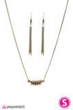 Paparazzi "If Trees Could Talk" Brass Necklace & Earring Set Paparazzi Jewelry