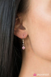 Paparazzi "All I Wanna DEW" Pink Necklace & Earring Set Paparazzi Jewelry