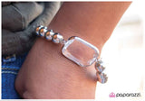 Paparazzi "You Are a Gem" White Bracelet Paparazzi Jewelry