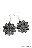 Paparazzi "Tahitian Garden" Black Earrings Paparazzi Jewelry