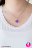 Paparazzi "Summer Rose" Purple Necklace & Earring Set Paparazzi Jewelry