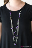 Paparazzi "Rainbow Radiance" Purple Necklace & Earring Set Paparazzi Jewelry