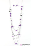 Paparazzi "Rainbow Radiance" Purple Necklace & Earring Set Paparazzi Jewelry