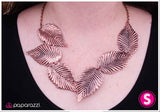 Paparazzi "Do Not Leaf Me - Copper Necklace" necklace Paparazzi Jewelry