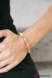 Paparazzi "Boss Behavior" Gold Bracelet Paparazzi Jewelry