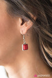 Paparazzi "Fierce Fascination" Red Necklace & Earring Set Paparazzi Jewelry