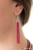 Paparazzi "Colorful Calamity" Pink Necklace & Earring Set Paparazzi Jewelry