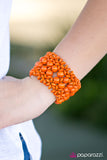 Paparazzi "Tropical Bliss" Orange Bracelet Paparazzi Jewelry