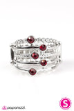 Paparazzi "Close Ranks" Red Ring Paparazzi Jewelry