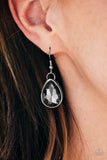Paparazzi "Show-Stopping Shimmer" Black Necklace & Earring Set Paparazzi Jewelry