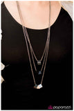 Paparazzi "All Squared Away" Black Necklace & Earring Set Paparazzi Jewelry