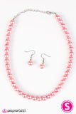 Paparazzi "Not Your Mama's Pearls" Orange Necklace & Earring Set Paparazzi Jewelry