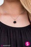 Paparazzi "Summer Rose" Black Necklace & Earring Set Paparazzi Jewelry