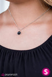 Paparazzi "Sea-cretly Yours" Black Necklace & Earring Set Paparazzi Jewelry