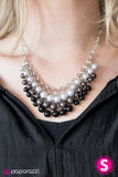 Paparazzi "Let's Be Mermaids" Black 144XX Necklace & Earring Set Paparazzi Jewelry