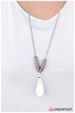 Paparazzi "Under My Spell" Silver Necklace & Earring Set Paparazzi Jewelry