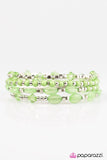 Paparazzi "Tiki Twist" Green Bracelet Paparazzi Jewelry