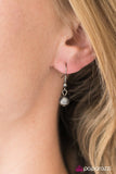 Paparazzi "Stay Centered" Black Necklace & Earring Set Paparazzi Jewelry