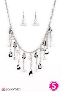 Paparazzi "Summer Mermaid" Silver Necklace & Earring Set Paparazzi Jewelry