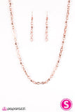 Paparazzi "Infinite Beauty"Copper Necklace & Earring Set Paparazzi Jewelry