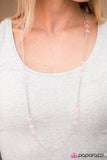 Paparazzi "Glitzy-est Of Them All" Pink Necklace & Earring Set Paparazzi Jewelry