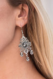 Paparazzi "Must Be Royal" Silver Earrings Paparazzi Jewelry