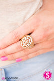 Paparazzi "Full Tilt" Gold Ring Paparazzi Jewelry