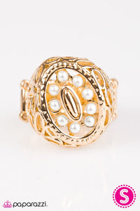 Paparazzi "Full Tilt" Gold Ring Paparazzi Jewelry