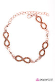 Paparazzi "Time and Time Again" Copper Bracelet Paparazzi Jewelry