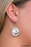 Paparazzi "Reel Em In" Silver Earrings Paparazzi Jewelry