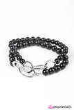 Paparazzi "Dreamy Delight" Black Bracelet Paparazzi Jewelry