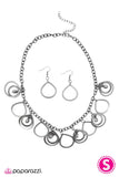 Paparazzi "All That Glitters" Black Necklace & Earring Set Paparazzi Jewelry