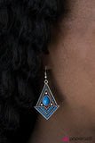 Paparazzi "Legend Of Tarzan" Blue Earrings Paparazzi Jewelry