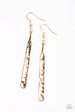 Paparazzi "Santa Cruz Shimmer" Gold Earrings Paparazzi Jewelry