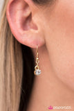 Paparazzi "Diva Disco" Gold Necklace & Earring Set Paparazzi Jewelry