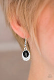 Paparazzi VINTAGE VAULT "As Humanly Posh-ible" Black Earrings Paparazzi Jewelry