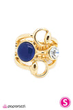 Paparazzi "In a Round About Way" Blue Ring Paparazzi Jewelry