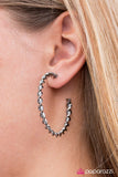 Paparazzi "A Whirl and A Twirl" Black Earrings Paparazzi Jewelry