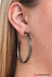 Paparazzi "It's Now or Feather" Brass Earrings Paparazzi Jewelry